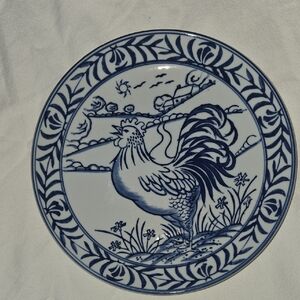 Rooster Plate, EUC, Great For A Plate Wall.